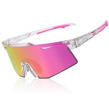 Polarized Cycling Glasses, UV 400 Sports Sunglasses Biking Goggles Running Hi...