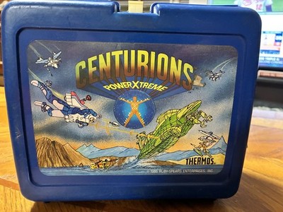 1986 CENTURIONS - Power X Treme Plastic Lunchbox by Thermos USA - Vintage