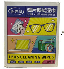 Multi Purpose Lens Cleaning Wipes 100 Total Wipes 