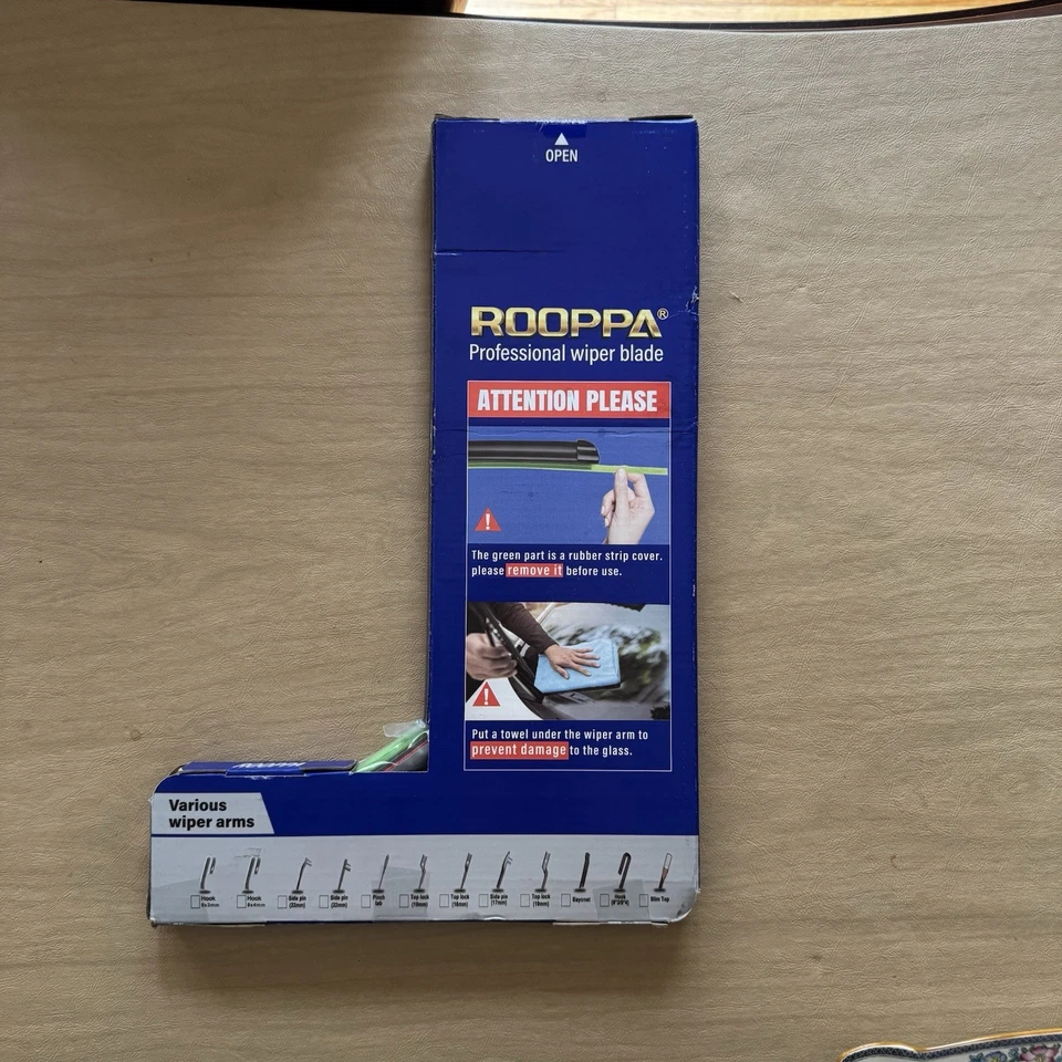 Набор из 3 стеклоочистителей Rooppa 24 дюйма + 20 дюймов + 11 дюймов Kia Sorento Kia Soul Kia Soul EV - Изображение 3 из 4