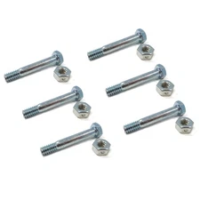 (Pack of 6) Shear Pin Bolt & Nut for Ariens Maintenance Kit 732003 832002 832003