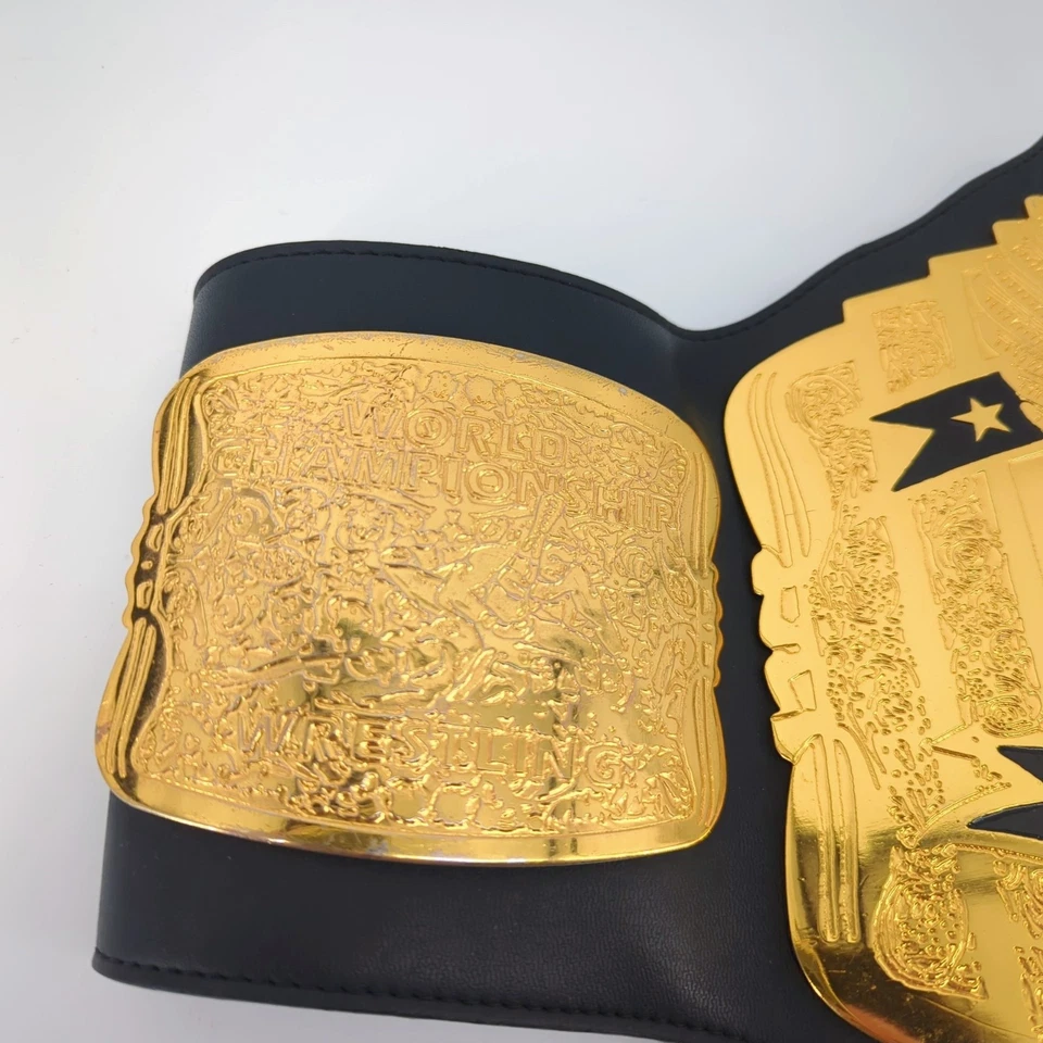 Cinturón réplica WCW CAMPEONATO DE ESTADOS UNIDOS 1999 POR figuras Toy Company DE COLECCIÓN Foto 4 de 4