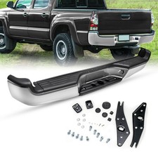 For 2005-2015 Toyota Tacoma Pickup Chrome Rear Step Bumper Assemblys