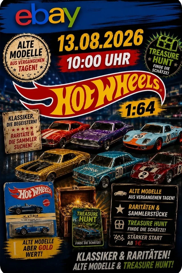 ⭐HOT WHEELS ⭐TREASURE HUNT alles ab 1€ Startpreis🚀