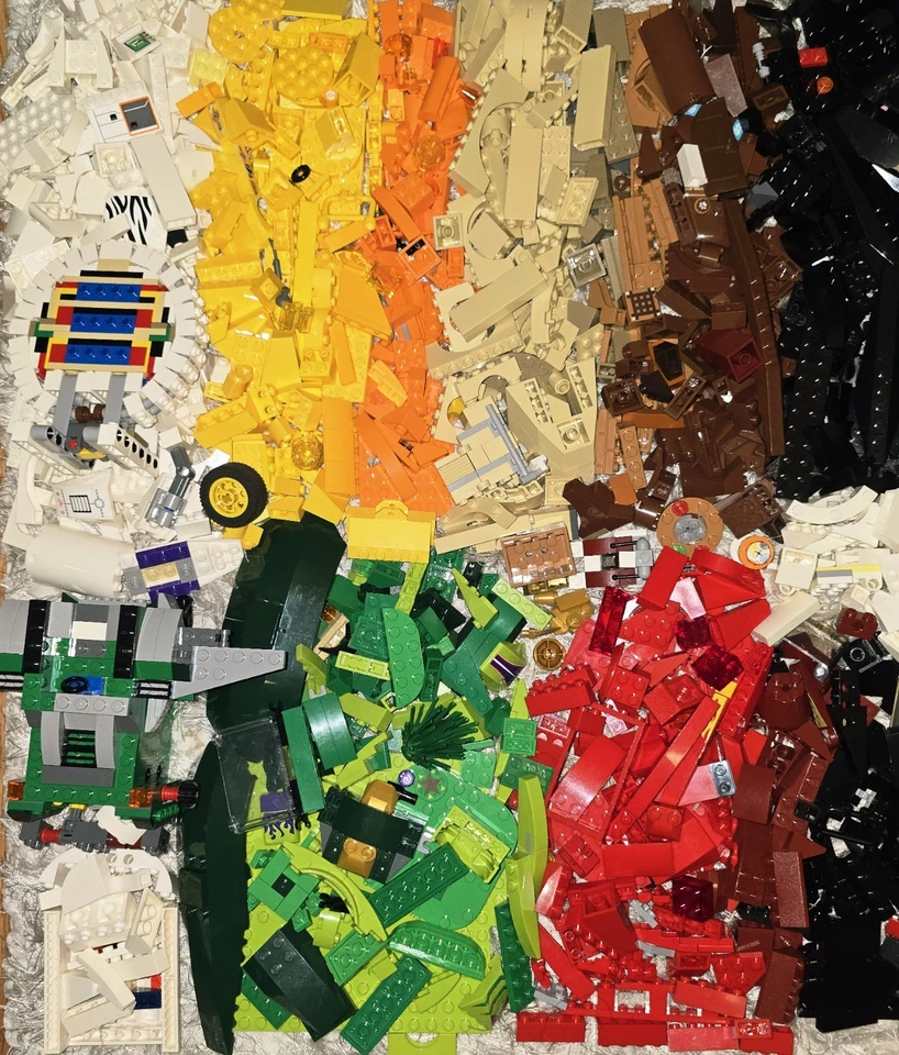 Lego a granel 10 libras libras lote surtido Star Wars City Friends ladrillos placas Legos Foto 2 de 4