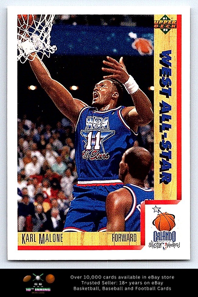 Karl Malone #466 Basketball Cards 1991 Upper Deck trading card — raw and PSA graded price guide