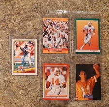 (5) Vinny Testaverde 1988 Topps Rookie Card RC 1990 1991 Pro Set Score Fleer. rookie card picture