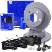 ATE Bremsscheiben Voll Ø245 + Ceramic BelÄGe Hinten FÜR Audi A6 4B C5 BJ 01-05
