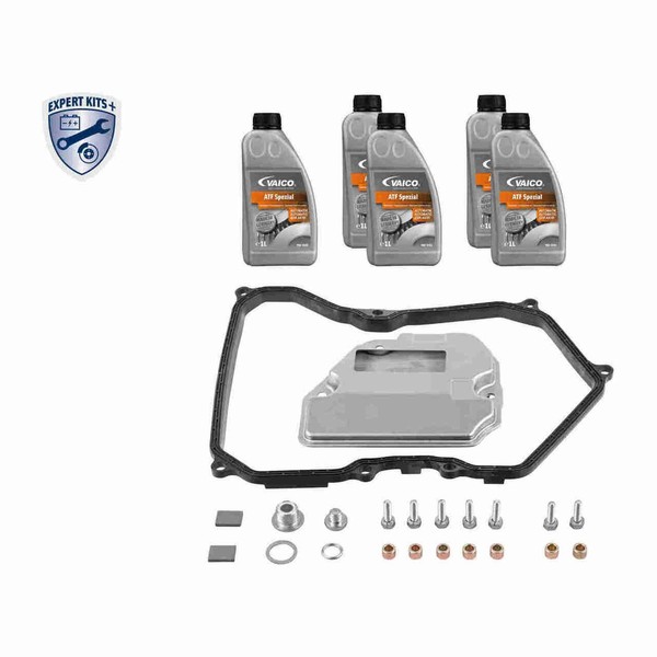 Vaico V10-3215 Getriebefilter Satz 6-Gang 09K + 5L GetriebeöL FüR VW Multivan T5-image