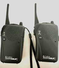 2 Cobra MicroTalk1 FRS-100 Walkie Talkie 2-Way Radio, Not tested Parts or repair