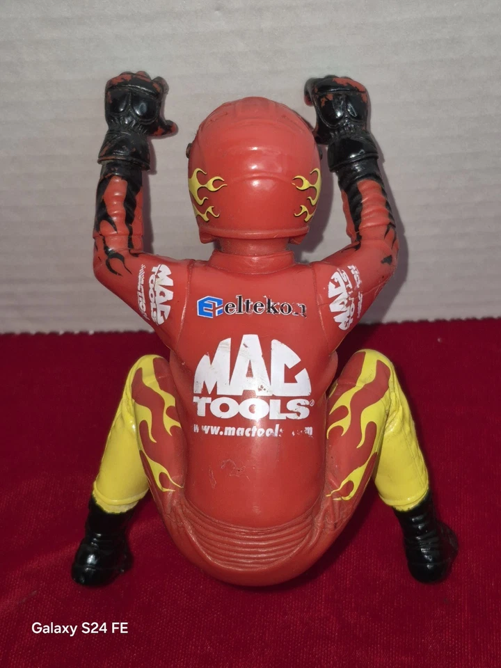 Figura de motocicleta Action Antron Brown Mac Tools 2001 de colección solamente Foto 2 de 4