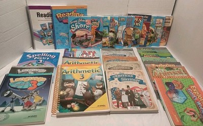 Abeka 3rd Grade Homeschool Curriculum Set Student & Parent/Teacher Books
