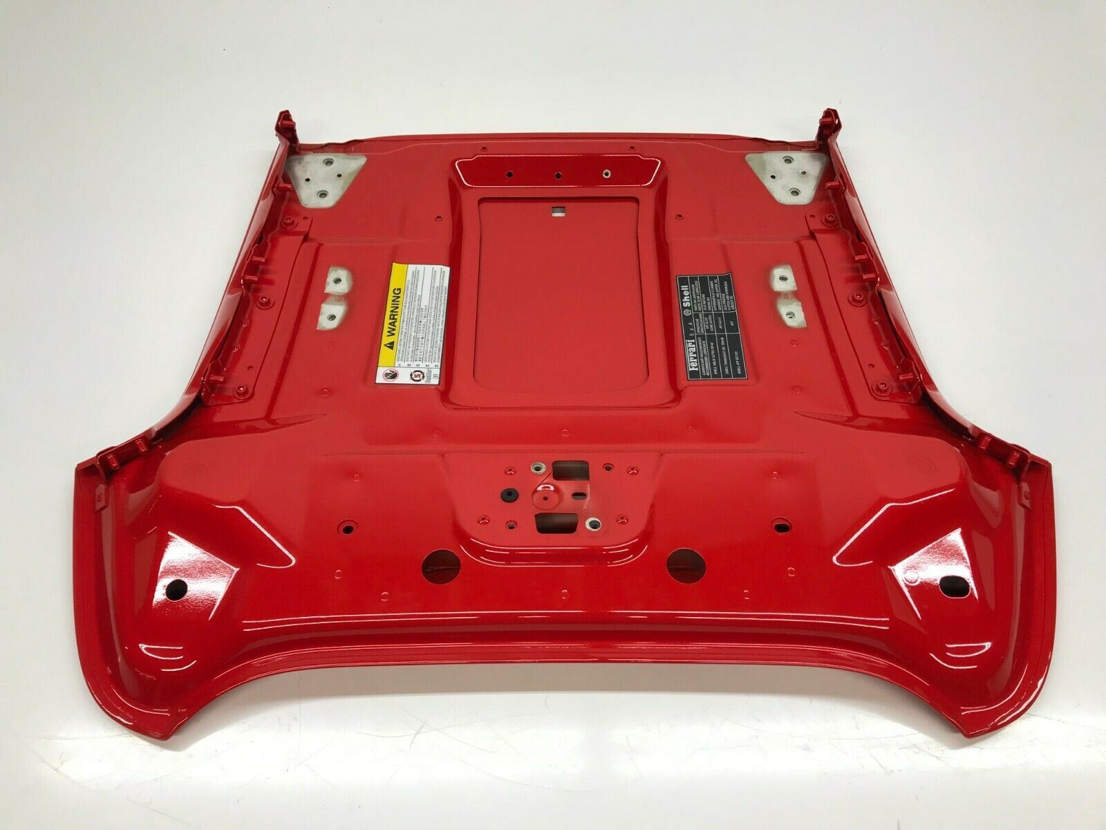 FERRARI 488 SPIDER REAR ENGINE LID BONNET REAR DECK LID COVER RED OEM 87413911