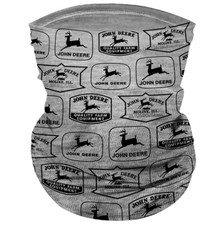 John Deere Logo Grey Neck Gaiter - LP76694
