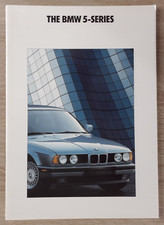 BMW 5 Series E34 Saloons Brochure 1991 - 525i  535i   M5