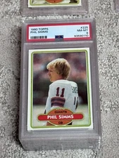 1980 TOPPS FOOTBALL CARD PSA 8 PHIL SIMMS ROOKIE NEW YORK GIANTS