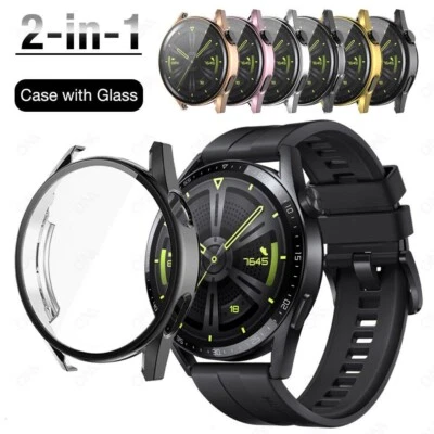 For Huawei Watch GT 3 Case Screen Protector Full Protective Cover