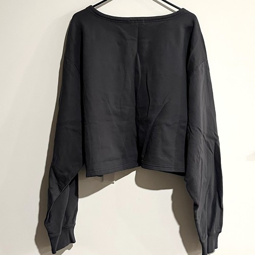 Neu mit Etikett Good American Essentials graues kragenloses Sweatshirt mit halbem Reißverschluss - Größe 6 (3XL) - Bild 6 von 6