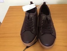 NWT Gymboree Boys Brown Sneakers Shoes Kids 3,4