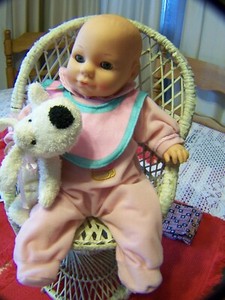 cries cititoy talks cloth 2001 doll toy eyes close body open baby