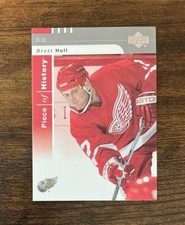 2002-03 Upper Deck Piece of History #35 Brett Hull Detroit Red Wings HOF