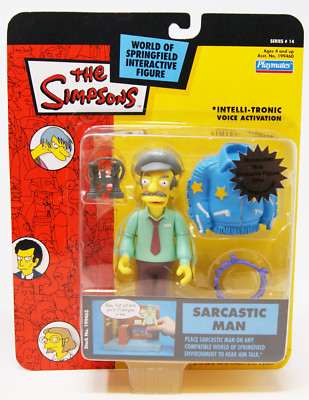Die Simpsons -  Intelli-Tronic - Raphael / Sarcastic Man - ca. 13cm - Englisch