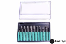 20 pcs  Diamond burr set hobby carving grinding etching jewelry repair