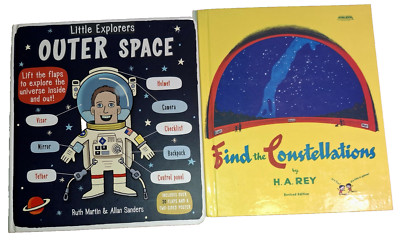 Find The Constellations & Little Explorers: Outer Space, 2 Kids' Books on Space