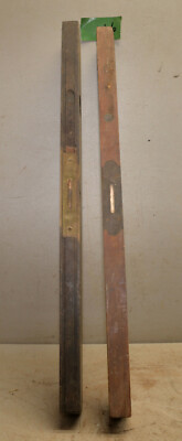 #ad Stratton Bros 28quot; brass bound level 1872 patent amp; Stanley parts tool lot L6 $59.99