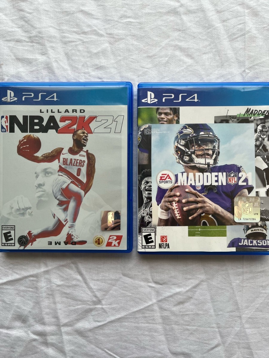 PS4 Sports Games NBA 2K21, Madden NFL