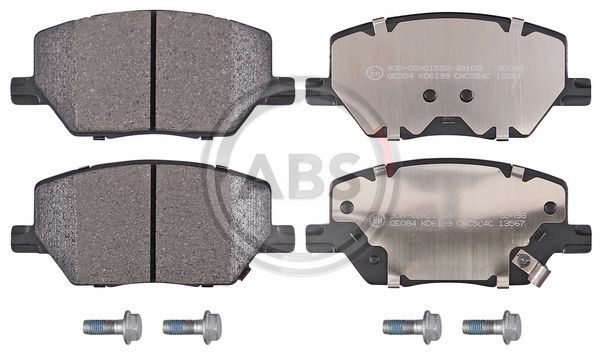 A.B.S. 35098 Bremsbelagsatz, Scheibenbremse Vorne FüR Fiat Jeep-image