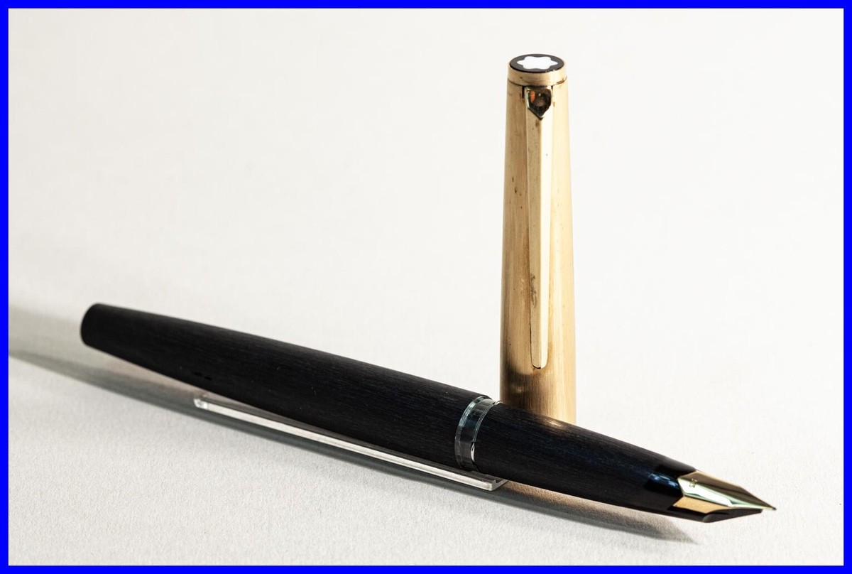 MONTBLANC ヴィンテージ 万年筆 224 vintage MONTBLANC 224 CARTRIDGE FILLER matt Black & Gold with