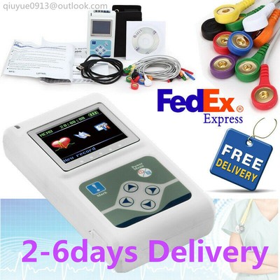 12-channel 12-lead  ECG/EKG Holter System/Recorder Monitor  Analyzer Software US