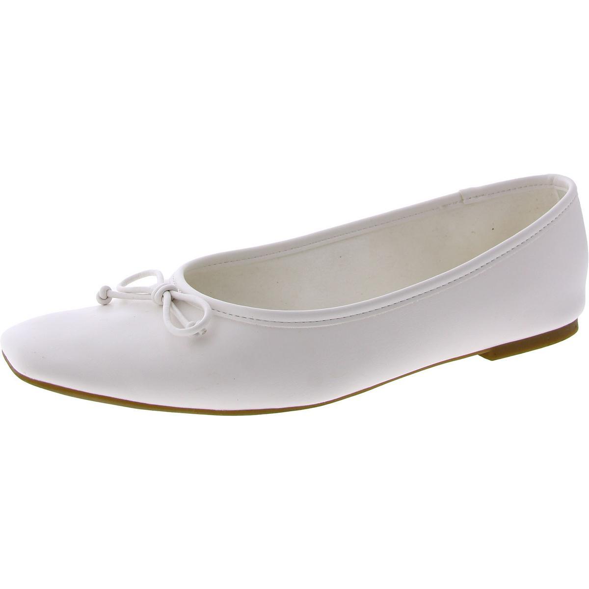 Женские балетки-слипоны Naomiep 34-го размера белые 9 средних BM BHFO 3628 2490₽