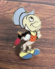 Vintage RARE Disney Pin Jiminy Cricket EASEL pin He can stand on his own 48703