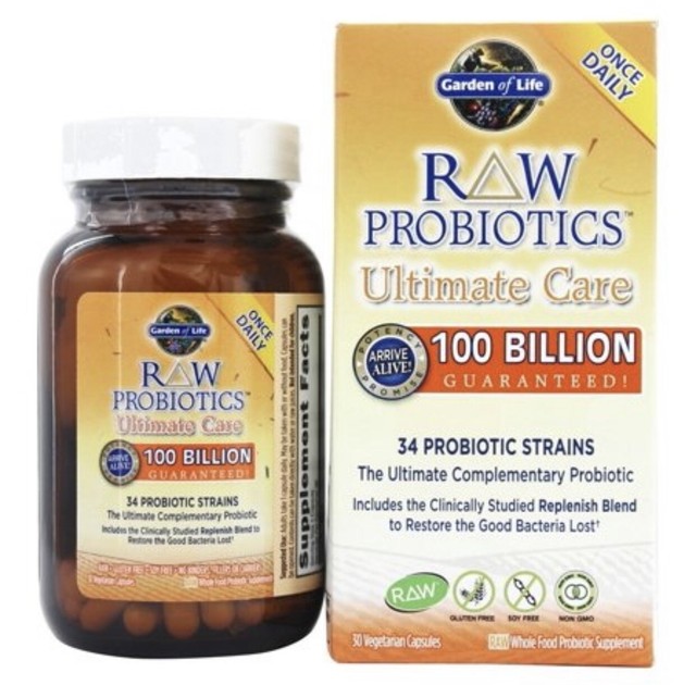 Garden of Life Raw Probiotics Ultimate Care 100 Billion 30