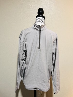 Linksoul SOLANA 1/4 ZIP WINDBREAKER JACKET-LTGREY NWT