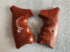 Grips For S W J , CHIEF SPECIAL, SQUARE BUTT GRIPS SMOOTH HARD WOOD