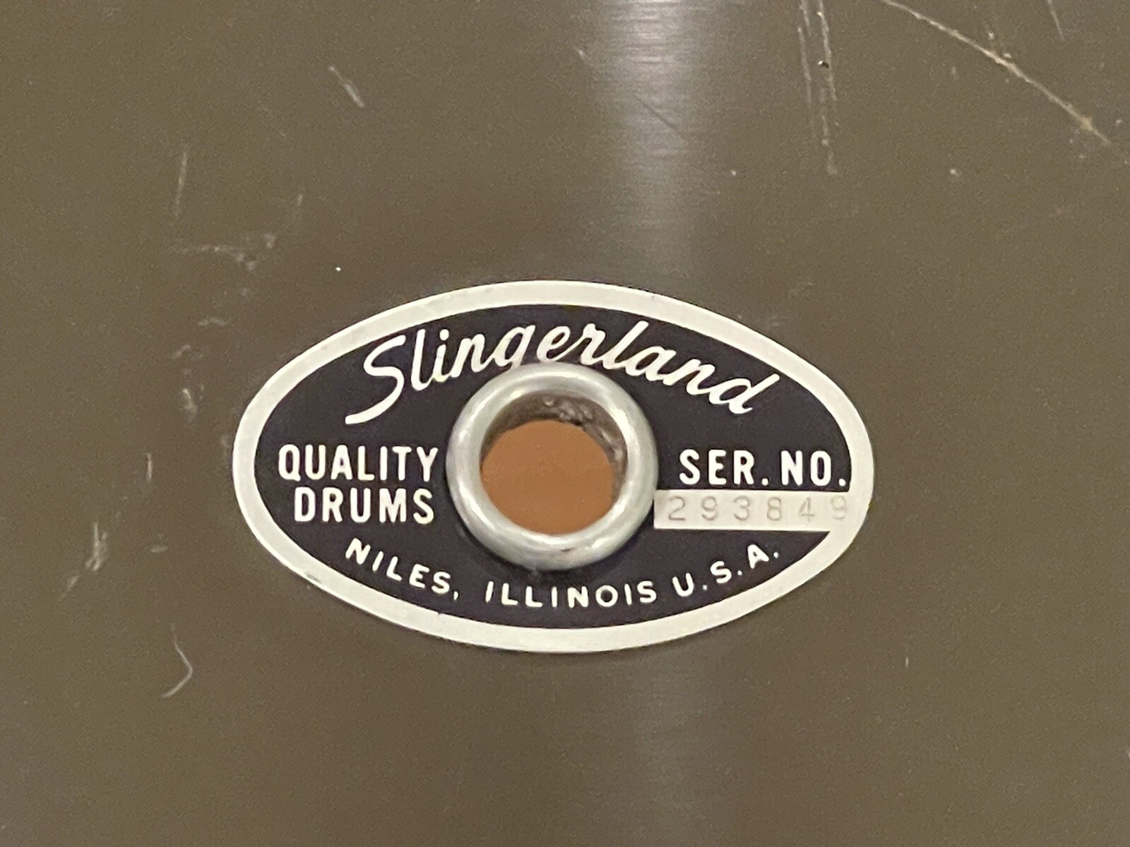 Slingerland 18” Floor Tom Black Chrome Drum Drums Drumset 4 Legs eBay