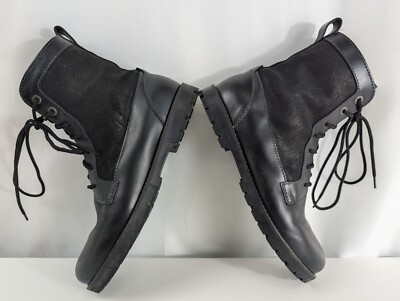 BIRKENSTOCK GILFORD High Lined Mid Calf Black Leather Lace Up
