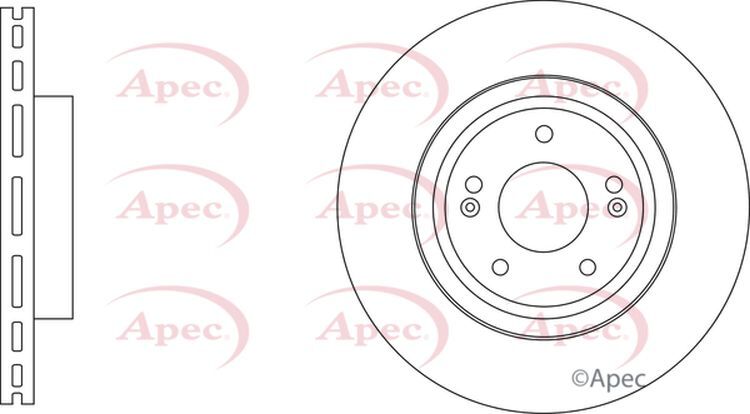 APEC Brake Disc Front - DSK4156