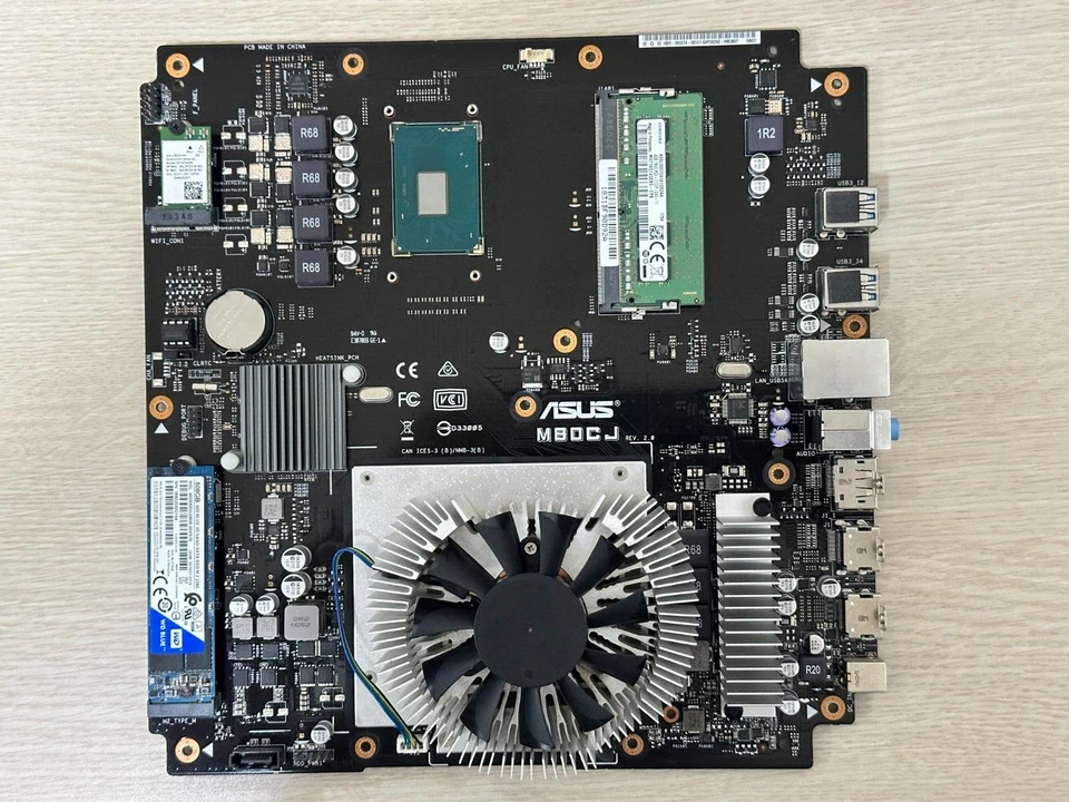 ASUS M80CJ Motherboard with i5-7300HQ CPU GTX 1060 3GB VGA 500GB M.2 DDR4 4GB - Image 2 of 4