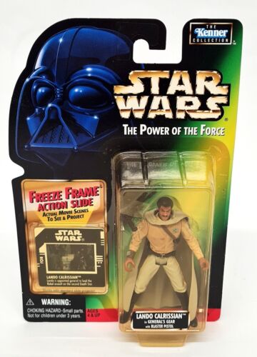 Kenner - Lando Calrissian General's Gear POTF Freeze Frame ROTJ Star Wars Figure - Foto 1 di 4