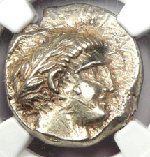 Greek Paeonia Patraus AR Tetradrachm Silver Coin 335-315 BC - Certified NGC AU
