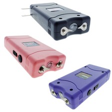 4" 8 Million Volt Stun Gun w/ LED Flashlight & Sheath – Portable Self-Defense