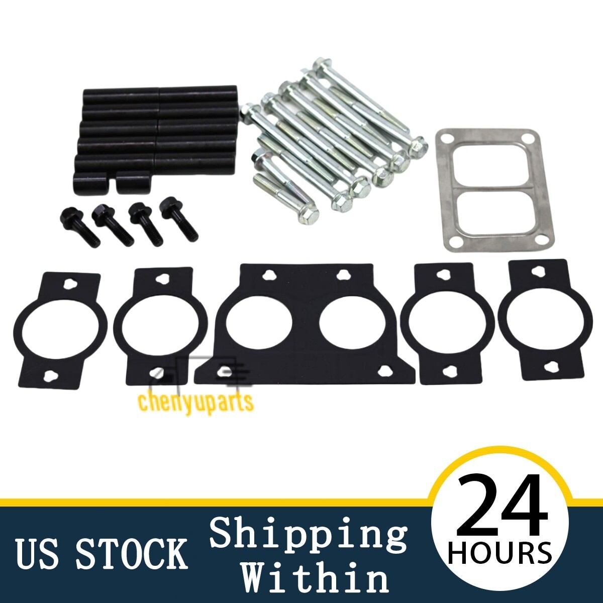New Exhaust Manifold Mounting Kit For Cummins ISX CM570 with T6 Flange