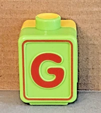 VTech Ultimate Alphabet Activity Cube Replacement Double Sided Letter Block G/T