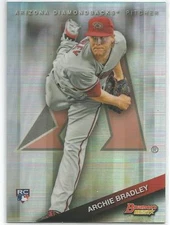 Archie Bradley Arizona 2015 Bowman's Best Refractor Rookie Card *
