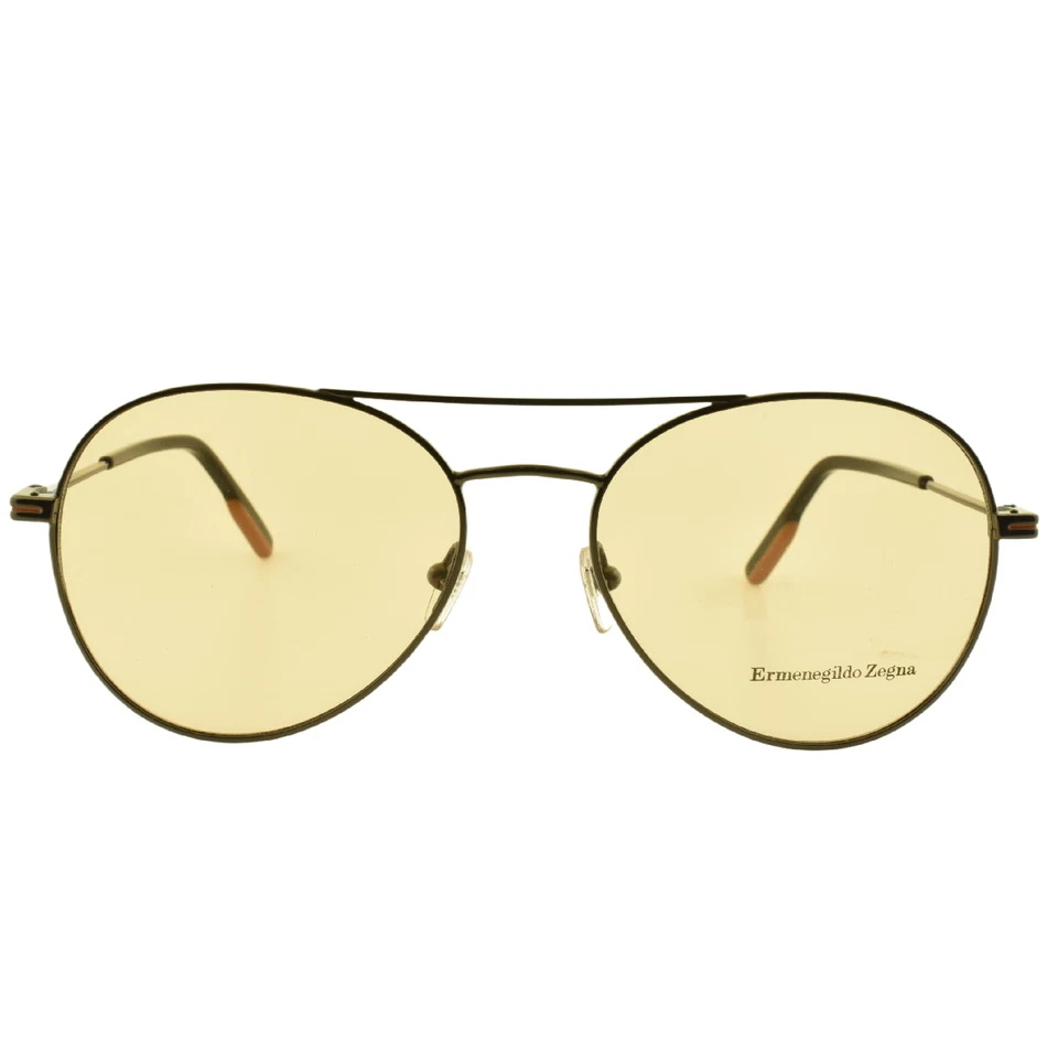 NEW!! ERMENEGILDO ZEGAN EZ5151 008 55-17-145 Grey Pilot Full Rim Mens Sunglasses - Image 3 of 4