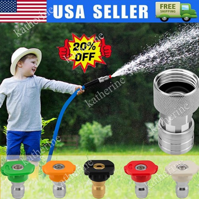 #ad #ad Garden Hose to Pressure Washer Adapter 3 4quot; GHT to 1 4quot; Quick Connect Stainl... $18.99